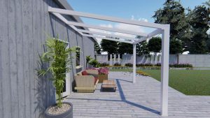 Benelux Veranda  3,06 mt x  2,70 mt – Cream – Helder Polycarbonate - Image 2